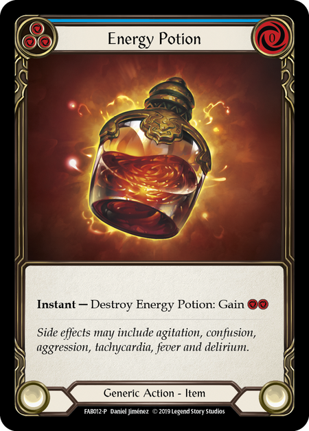 Energy Potion Card Front