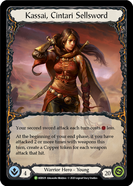 Kassai, Cintari Sellsword Card Front