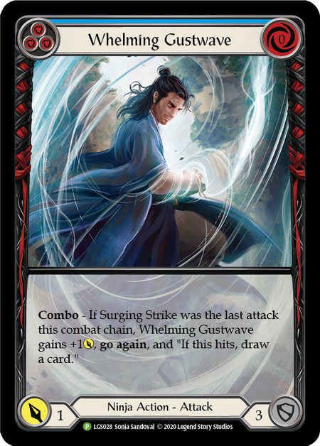 Whelming Gustwave - Blue Card Front