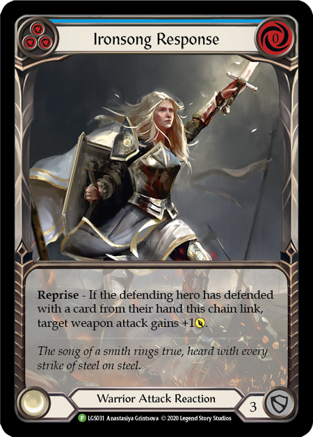 Ironsong Response - Blue Card Front
