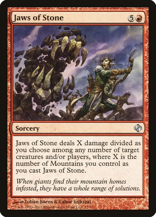 Jaws of Stone Card Front