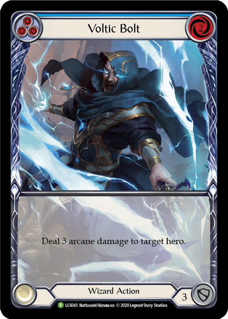 Voltic Bolt - Blue Card Front