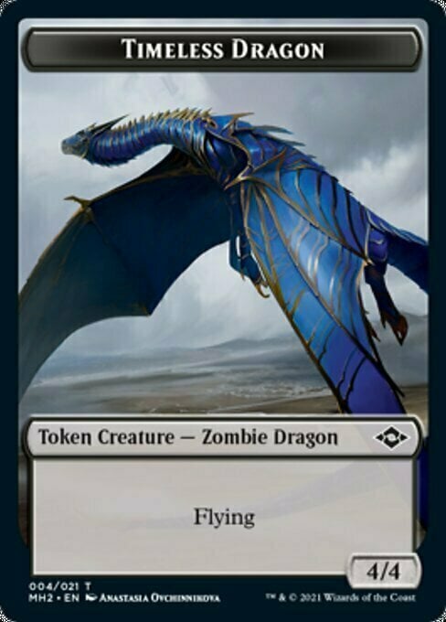 Timeless Dragon // Clue Card Front