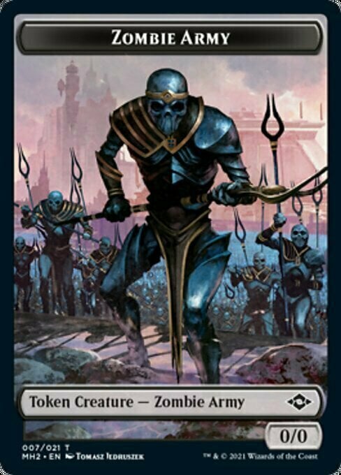 Zombie Army // Clue Card Front