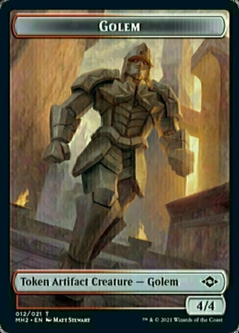 Golem // Treasure Card Front