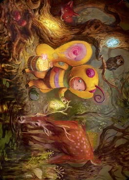 Art Series: Glimmer Bairn Card Front