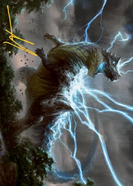 Art Series: Thrasta, Tempest's Roar Card Front