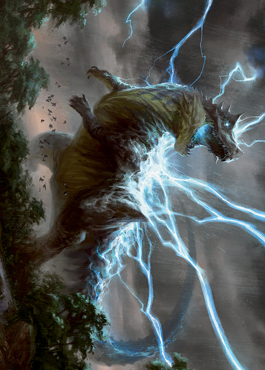 Art Series: Thrasta, Tempest's Roar Card Front
