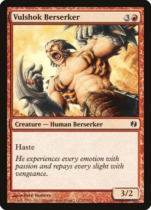 Berserker Vulshok Card Front
