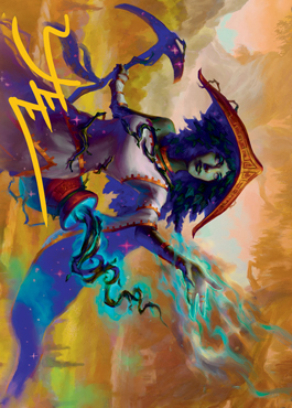 Art Series: Sythis, Harvest's Hand Card Front