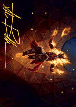 Art Series: Yusri, Fortune's Flame Card Front