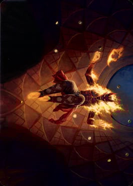 Art Series: Yusri, Fortune's Flame Card Front