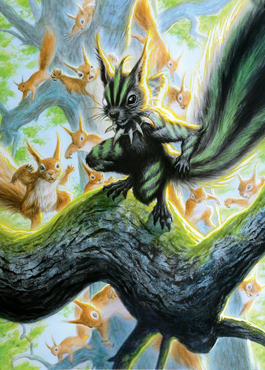 Art Series: Chatterfang, Squirrel General Card Front