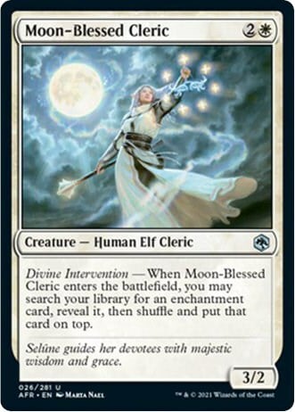 Moon-Blessed Cleric Card Front
