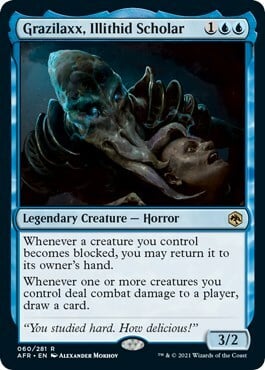 Grazilaxx, Illithid Scholar Card Front