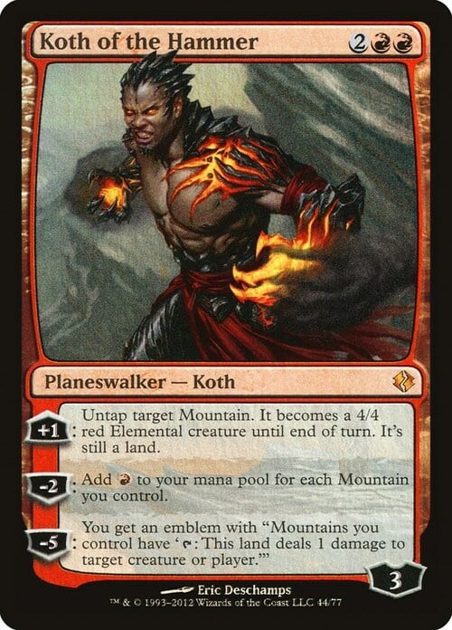 Koth of the Hammer Card Front