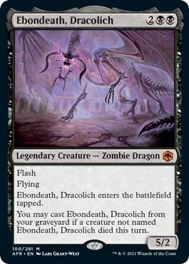 Ebondeath, Dracolich Card Front