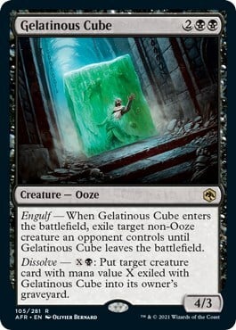 Gelatinous Cube Card Front