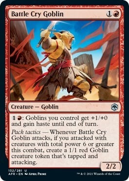Battle Cry Goblin Card Front