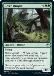 Dragón verde