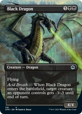 Drago Nero Card Front