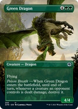 Drago Verde Card Front