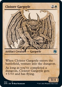 Gargoyle del Chiostro Card Front