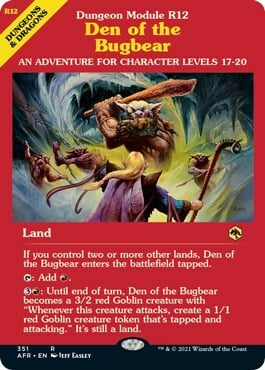 Den of the Bugbear Card Front