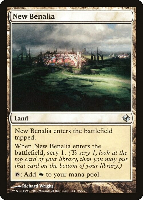 New Benalia Card Front