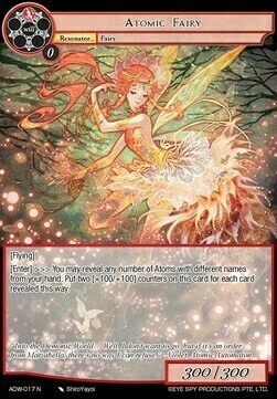 Atomic Fairy Card Front