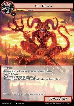 Oil Demon Card Front