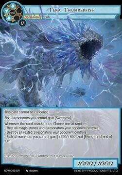 Tera Thunderfish Card Front