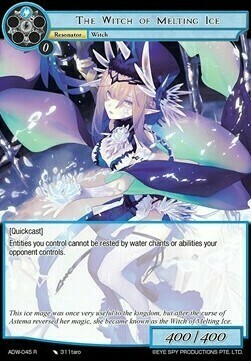 The Witch of Melting Ice Card Front