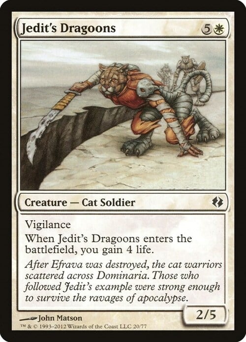 Jedit's Dragoons Card Front