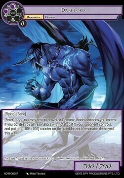 Darklord Card Front