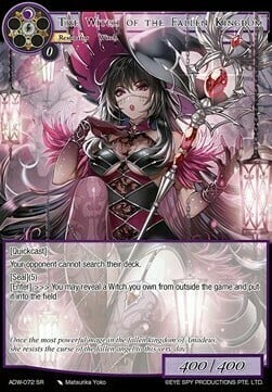 The Witch of the Fallen Kingdom Card Front