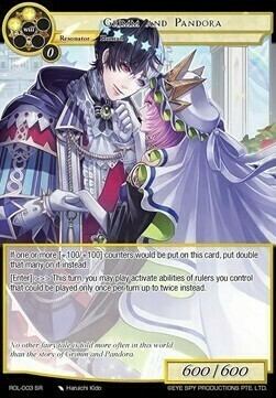 Grimm and Pandora Card Front
