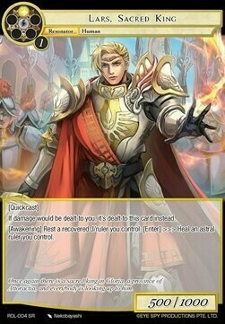 Lars, Sacred King Card Front