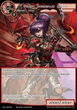 Shakti, Mercenary Queen Card Front
