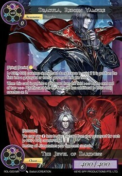 Dracula, Reborn Vampire // The Jewel of Darkness Card Front