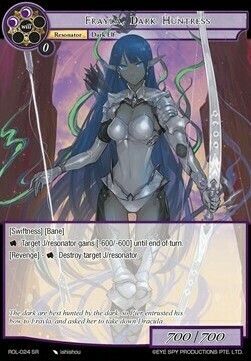 Frayla, Dark Huntress Card Front