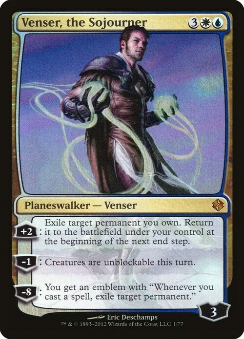 Venser, the Sojourner Card Front