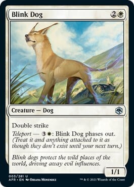 Blink Dog Card Front