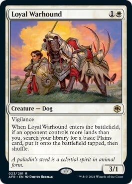 Loyal Warhound Card Front