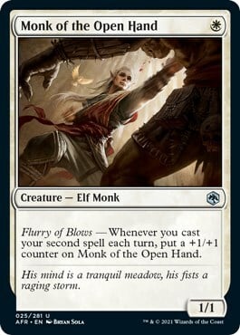 Monk of the Open Hand Card Front
