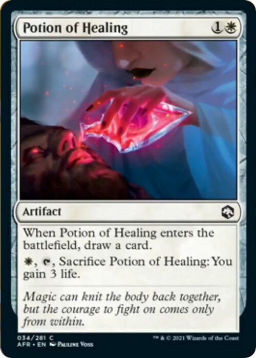 Potion of Healing Card Front