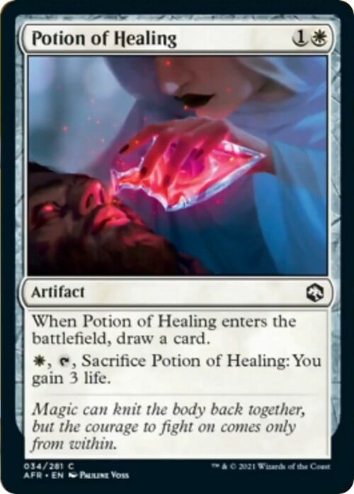 Potion of Healing Card Front