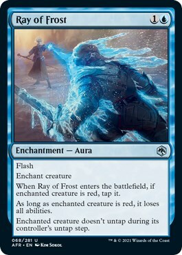 Ray of Frost Card Front