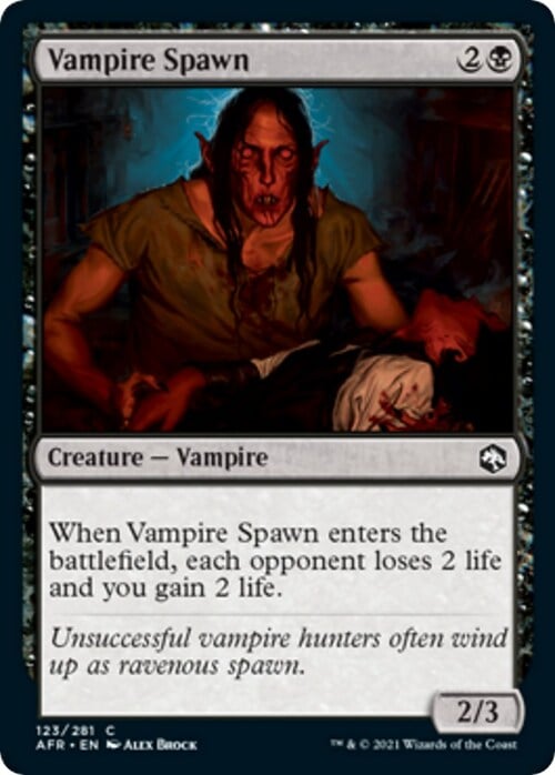 Vampire Spawn Card Front