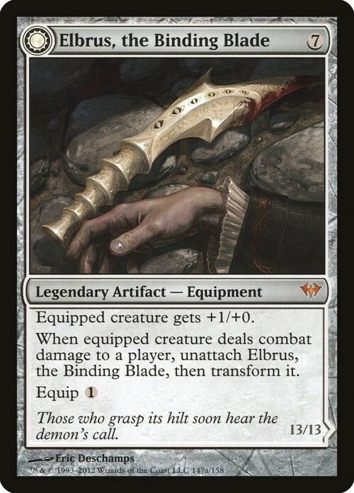 Elbrus, the Binding Blade // Withengar Unbound Card Front